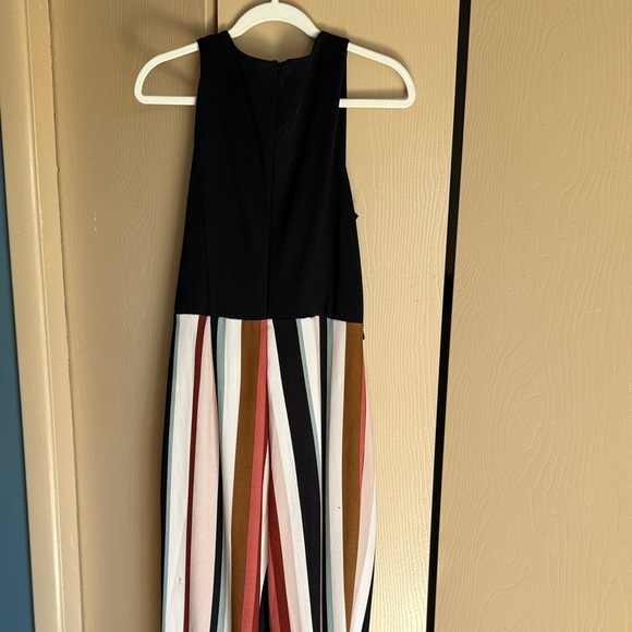 Spense Black and Multicolor Striped Jumpsuit - Picture 3 of 5